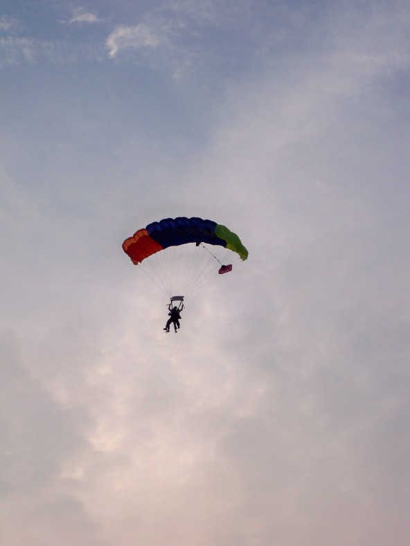 Skydiving at Sunset #2